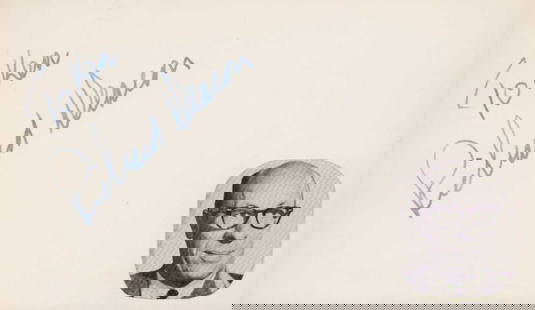 Richard Deacon rare signature: From the Dick Van Dyke Show comes this rare signaed card Certificates of Authenticity and Provenance on this auction. These signatures were ALL obtained in person from four very well known lifetime co
