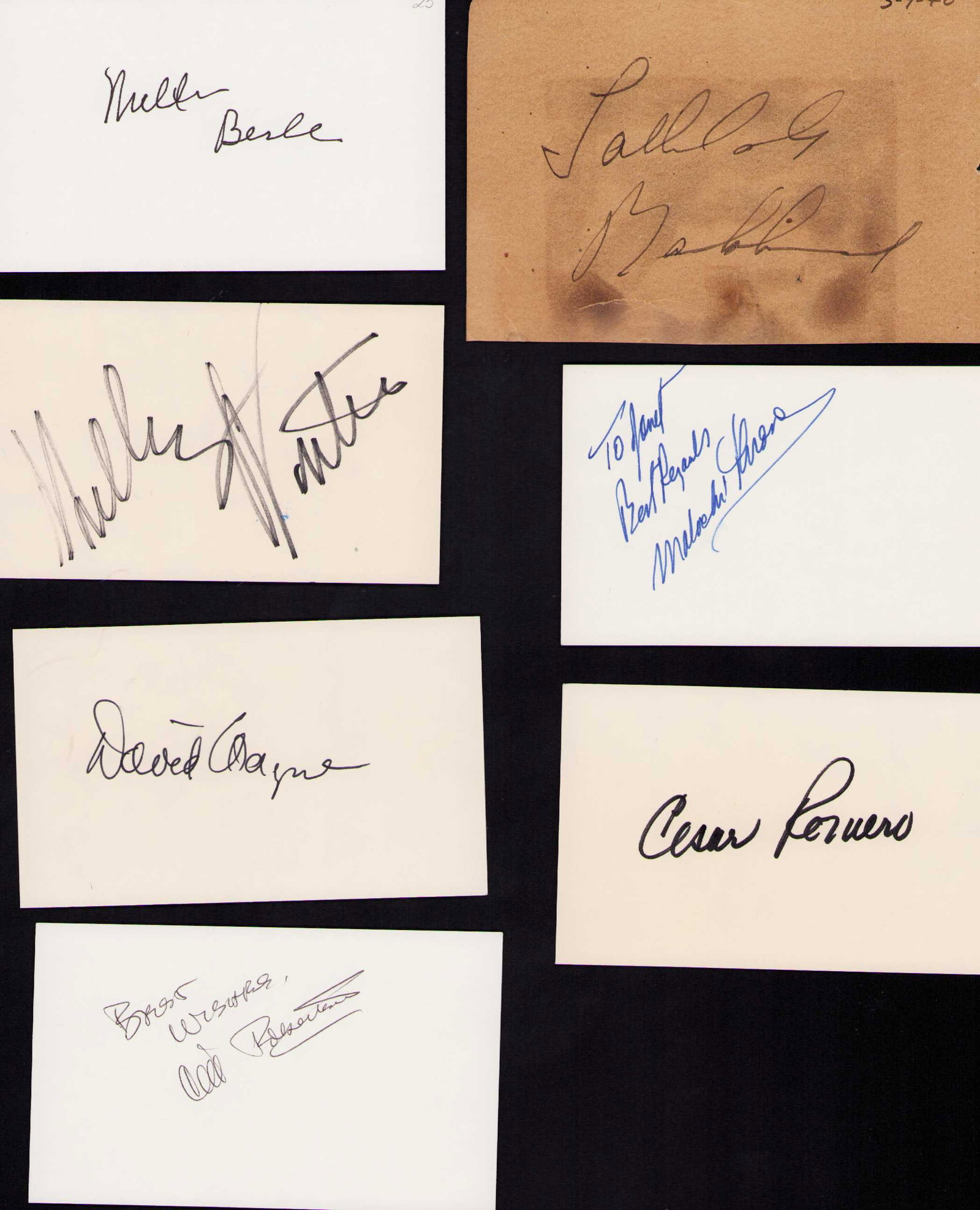 Batman villains set of signatures C (1 of 1)
