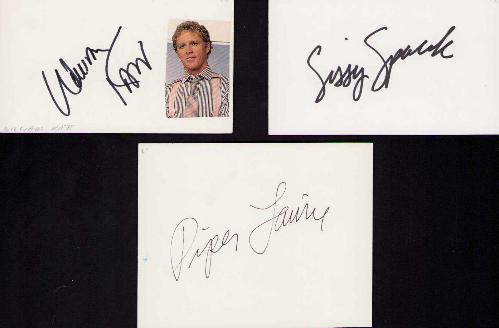 Carrie film cast set of signatures (1 of 1)