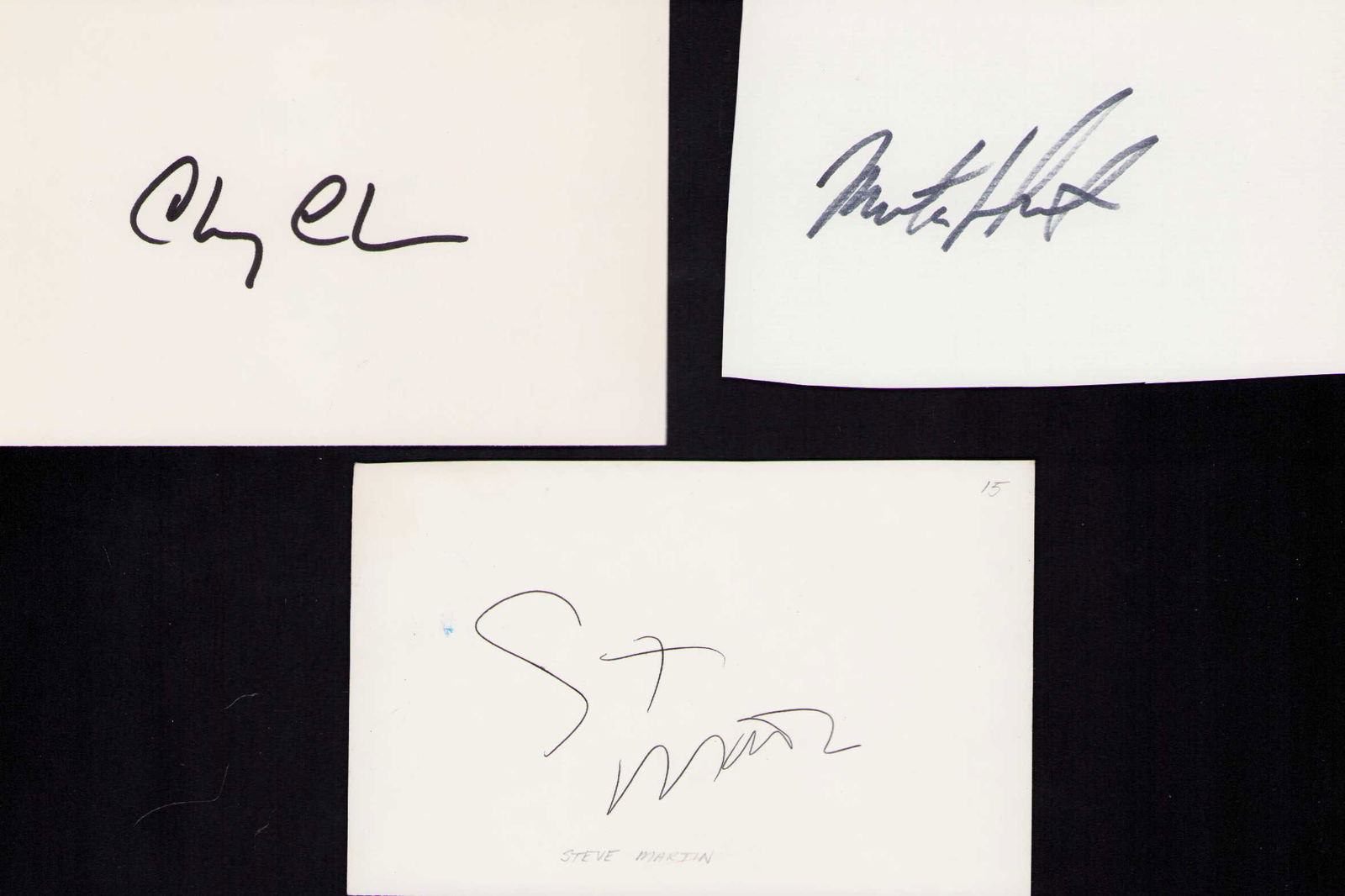 Three Amigos cast set of signatures (1 of 1)
