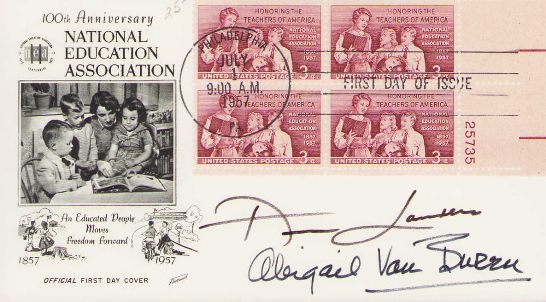 Dear Abbeys signed FDC (1 of 1)