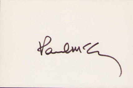 Paul McCartney signature