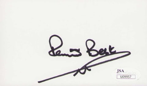 Pete Best JSA signed card