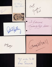Dark Shadows rare cast set of signatures