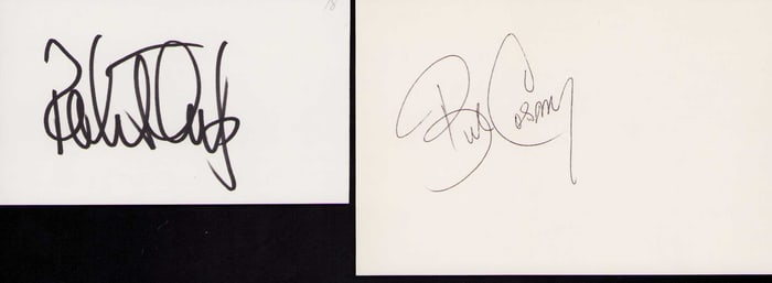 I Spy set of cast signatures