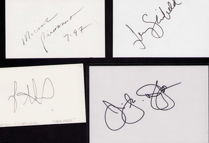 Seinfeld cast set of signatures
