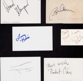 Hogans Heroes cast set of signatures