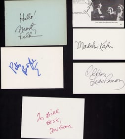 Young Frankenstein cast set of signatures