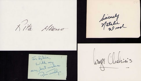 West Side Story cast set of signatures