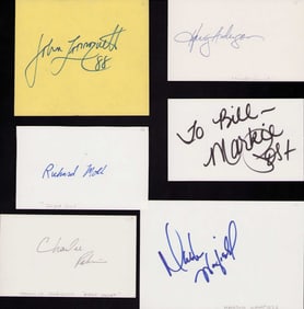 Night Court cast set of signatures