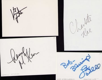 Facts of Life cast set of signatures