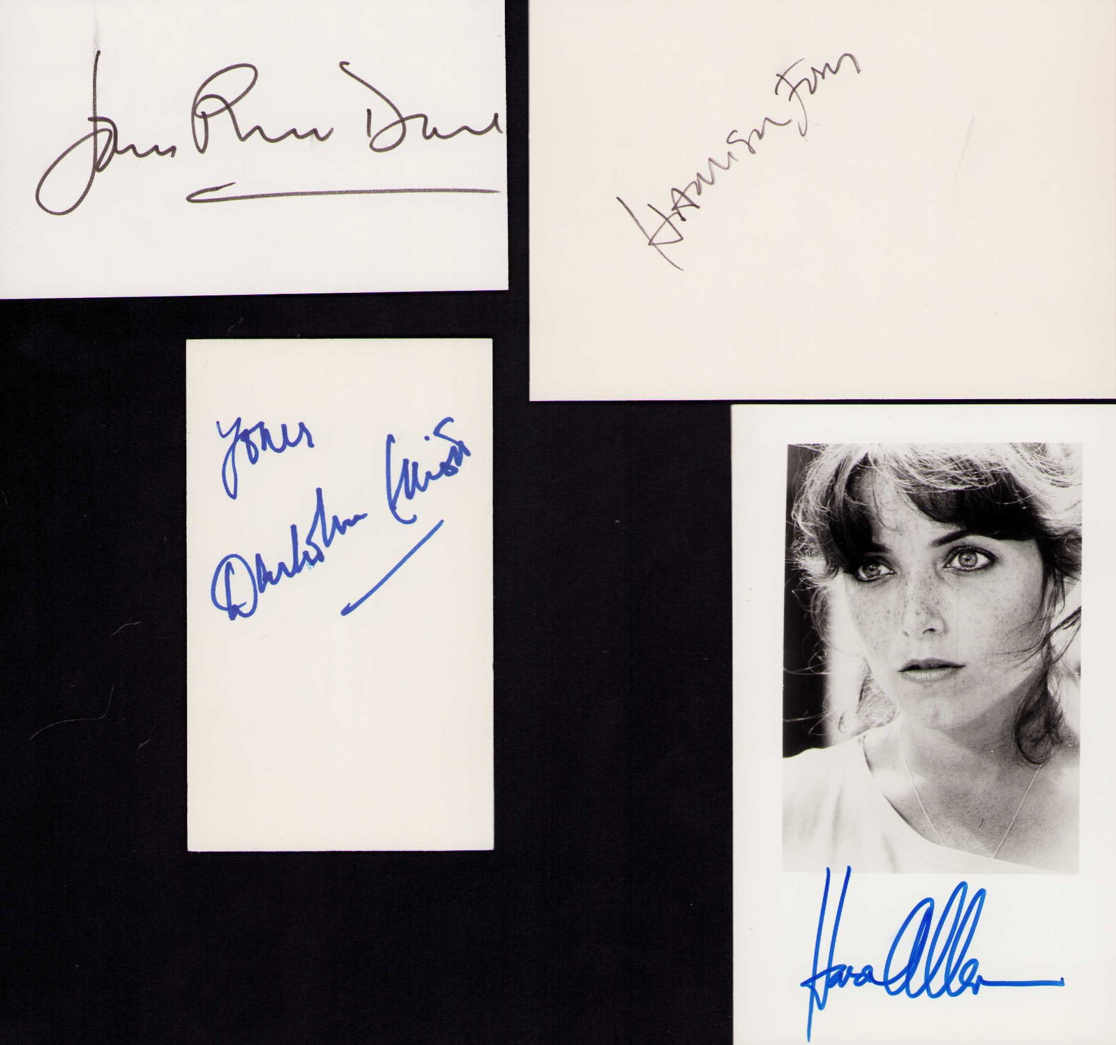 Indiana Jones cast set of signatures (1 of 1)