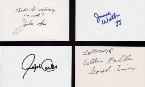 Good Times cast set of signatures