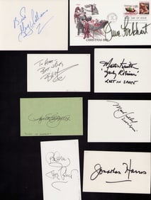 Lost in Space cast set of signatures