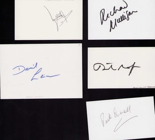 Empty Nest cast set of signatures