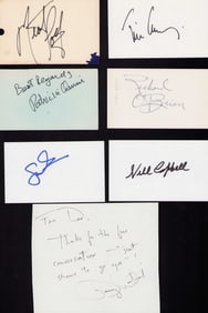 Rocky Horror Picture Show cast set of signatures