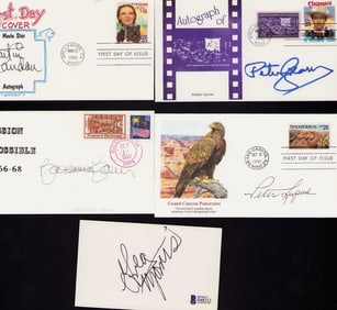 Mission Impossible cast set of signatures