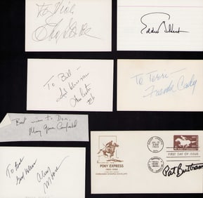 Green Acres cast set of signatures
