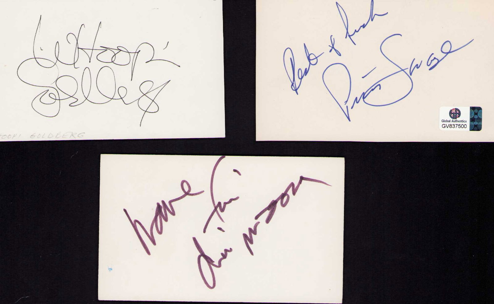 GHOST set of cast signatures (1 of 1)