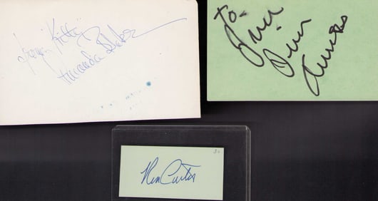 Gunsmoke cast set of signatures