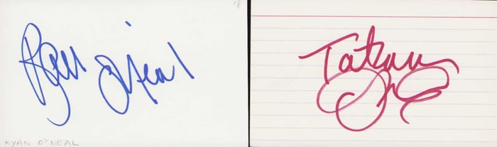 Paper Moon set of signatures