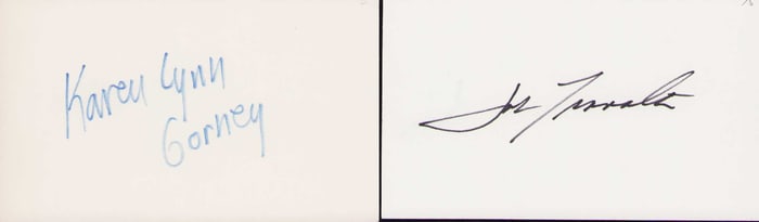 Saturday Night Fever set of signatures