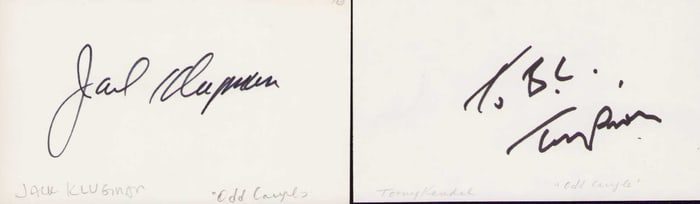 Odd Couple set of signatures
