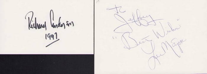 Six Million Dollar Man set of signatures B