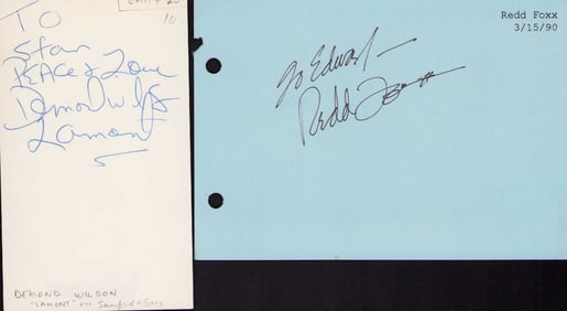 Sanford and Son set of signatures