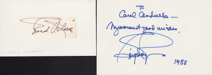 Fred and Ginger set of signatures