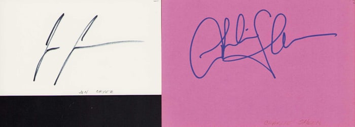 Two and a Half Men set of signatures