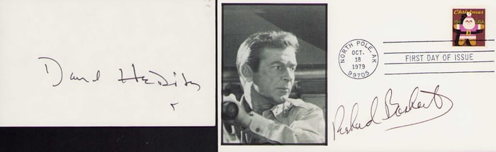 Voyage to the Bottom of the Sea set of signatures