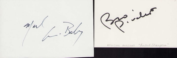 Perfect Strangers set of signatures