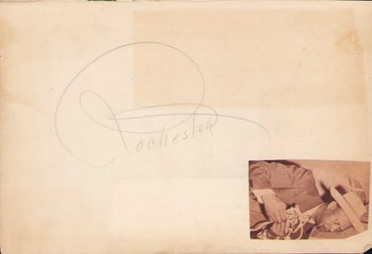 Rochester signed page