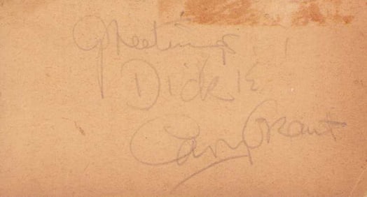 Cary Grant signature