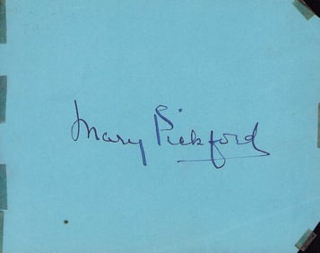 Mary Pickford signature