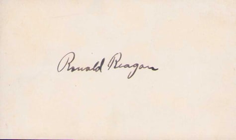 Ronald Reagan signature