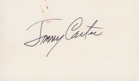Jimmy Carter signature