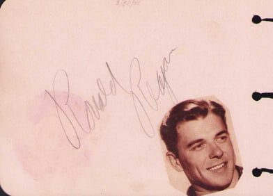 Ronald Reagan signature B