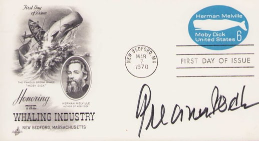 Gregory Peck signed FDC