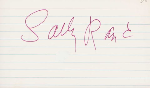 Sally Rand signature