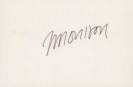 Jim Morrison signature