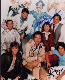 Taxi partial cast signed photo