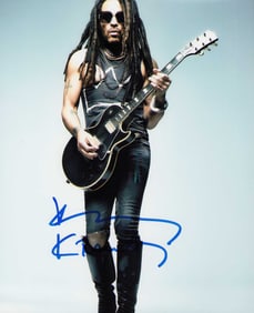 Lenny Kravitz signed photo