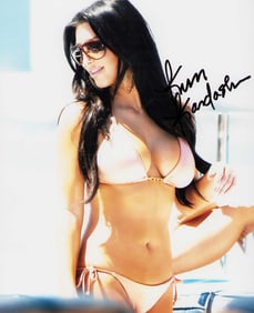 Kim Kardashian signed photo