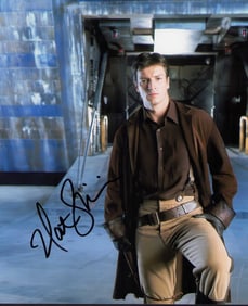 Nathan Fillion signed photo