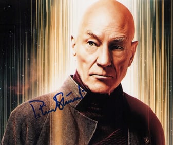 Patrick Stewart signed photo