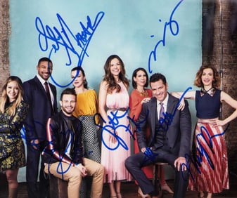 Younger cast signed photo