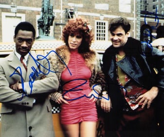 Trading Places cast signed photo