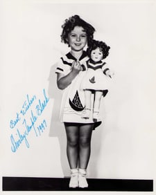 Shirley Temple signed photo